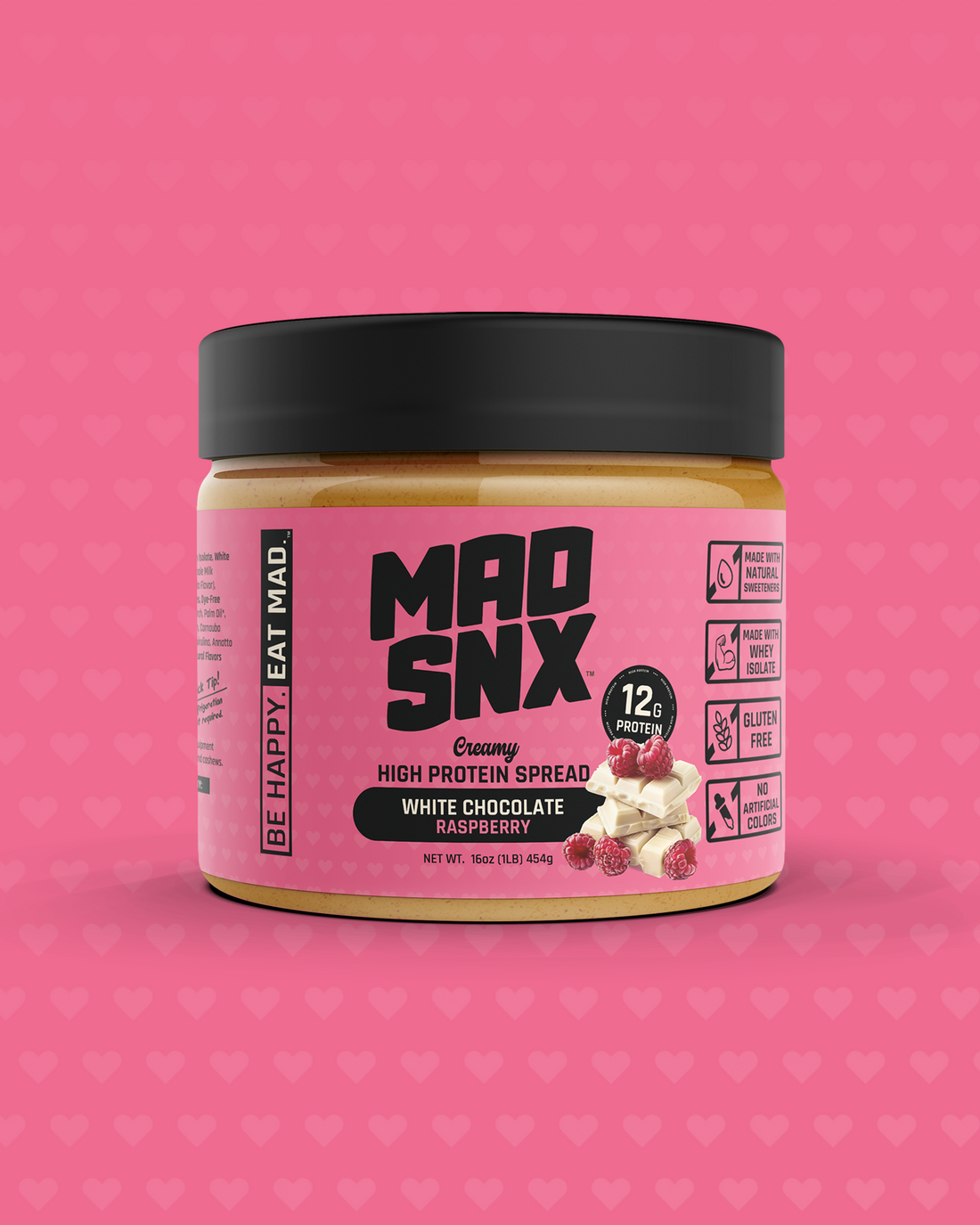 MAD SNX Launches Limited-Edition “White Chocolate Raspberry” High-Protein Spread for Valentine's Season
